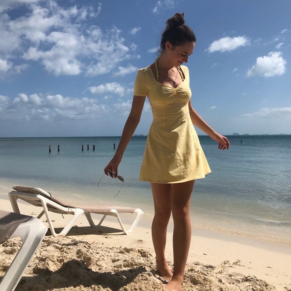 Yellow dress